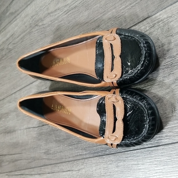 Lauren Ralph Lauren Women's Shoes Size 6 Leather Flats Penny Loafers - Picture 3 of 7